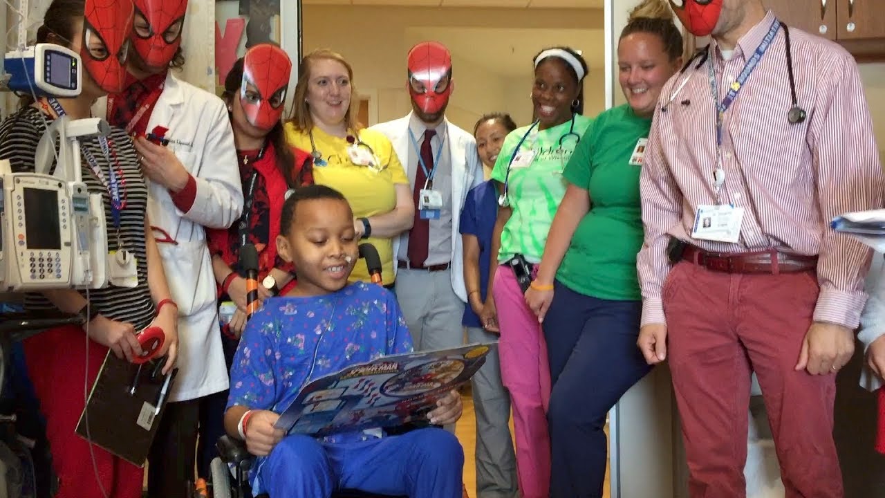 Tyreese celebrates 9th birthday in Neurosciences Center at Children’s Hospital of Wisconsin