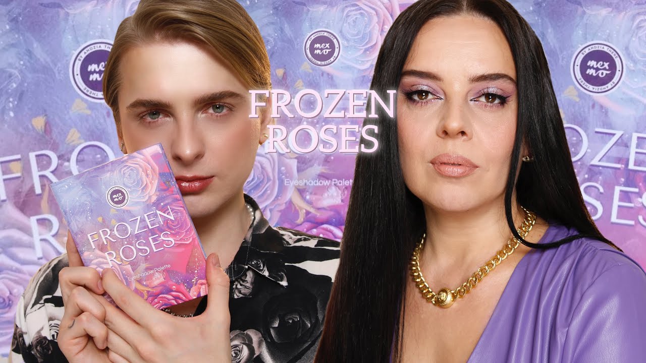 Metamorfoza mojej Mamy - Makijaż paletą Frozen Roses od Mexmo