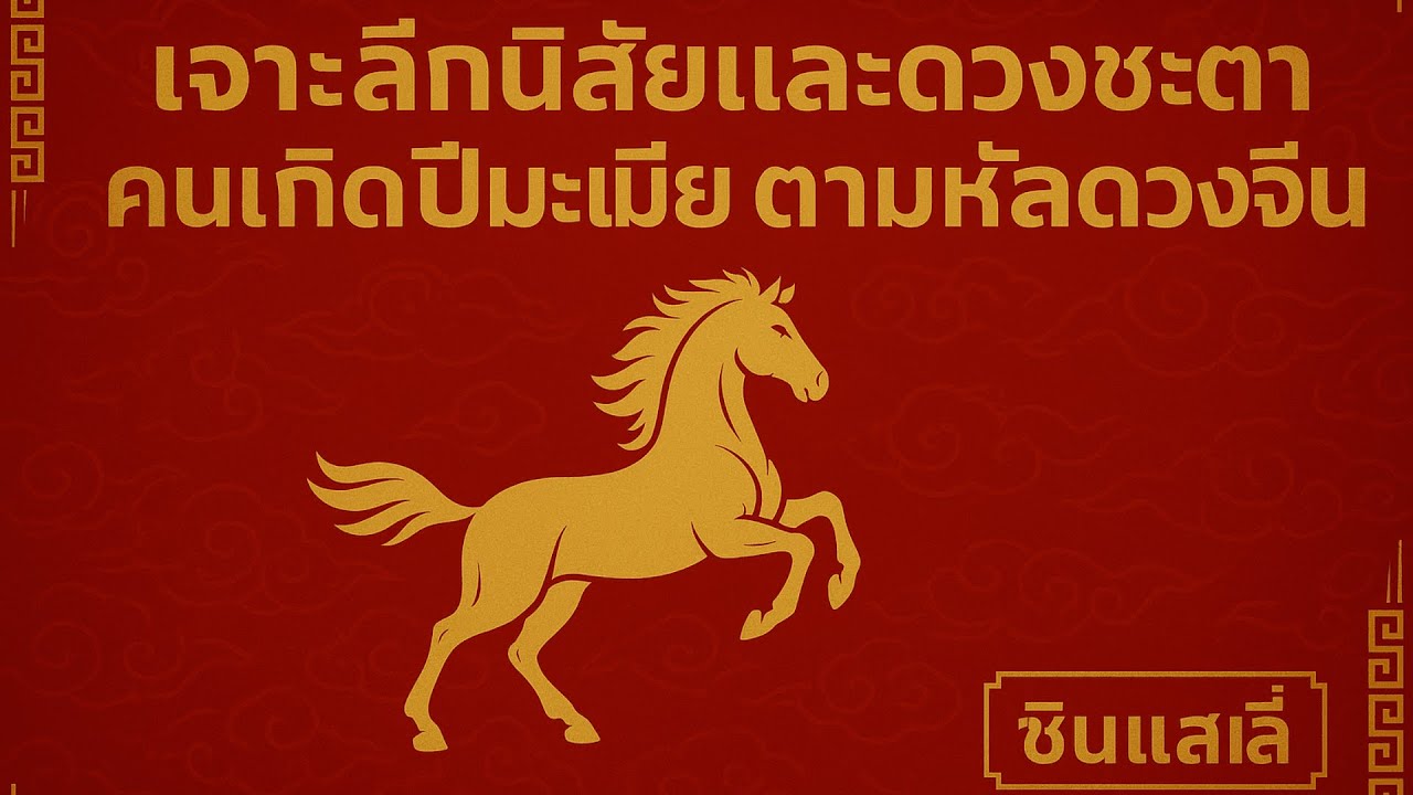 เจาะลึกนิสัยและดวงชะตาคนเกิดปีมะเมีย ตามหลักดวงจีน — พลังไฟแห่งอิสรภาพ ความกล้าหาญ และความสำเร็จ