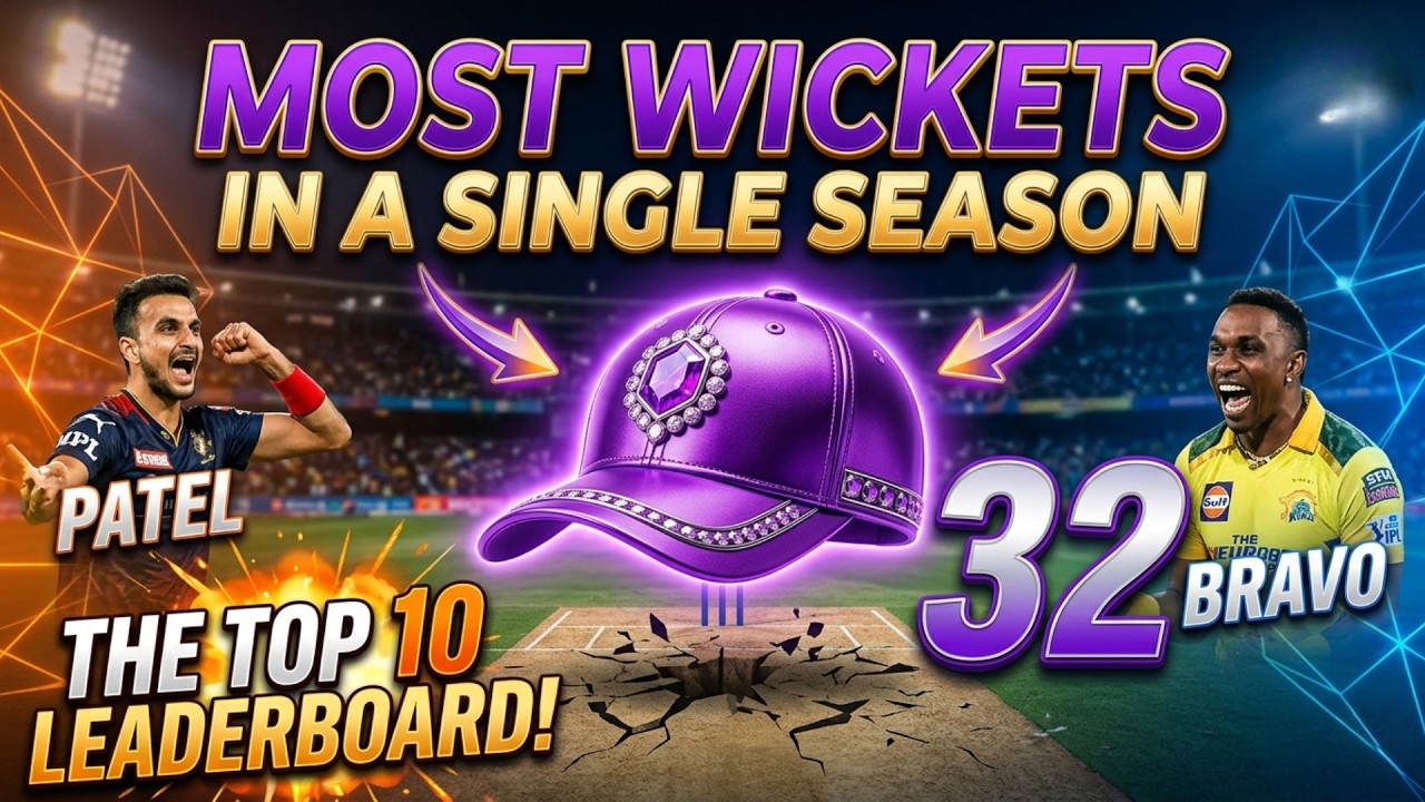 Most Wickets in a Single IPL Season: Top 10 All-Time Leaderboard (2008-2026)