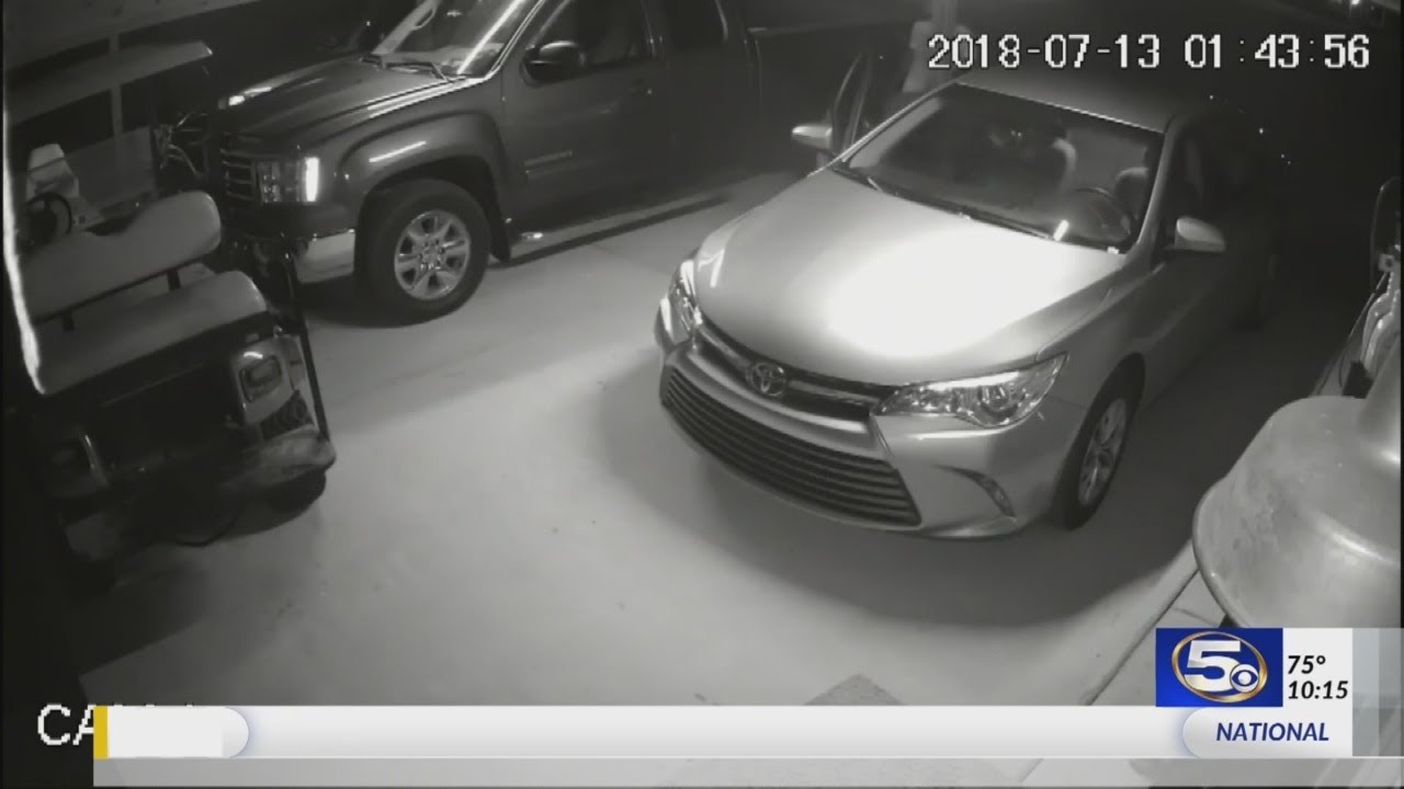 Caught on camera: Men steal gun out of unlocked car in Theodore