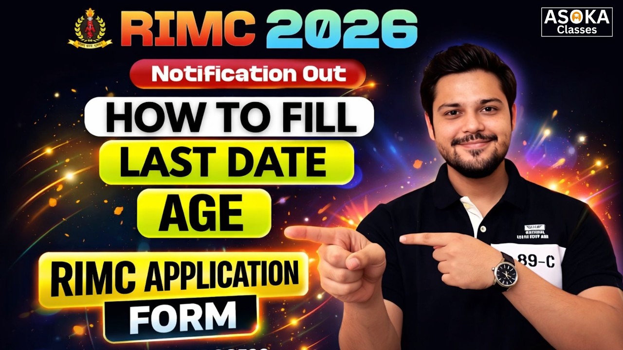RIMC 2026 Notification Out 🔥 How to fill Form | June 2026 #asokaclasses