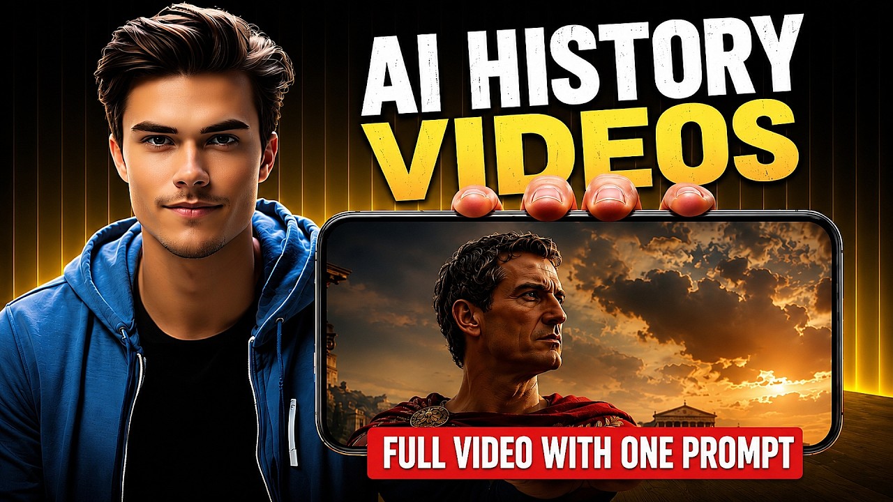 How I Make AI History Videos With ONE Prompt (It's Almost Unfair)