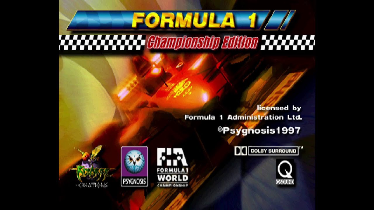 Formula 1 - Champ. Edition. [PlayStation - Bizarre Creations,  Psygnosis]. (1997). Full Aracde Play.