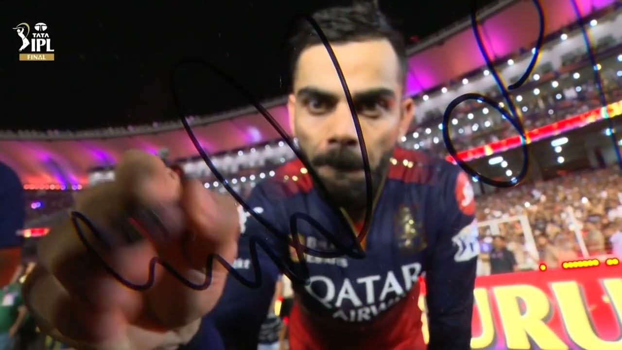 VIRAT KOHLI SIGNATURE CELEBRATION ON CAMERA AFTER RCB 2025 IPL WINNING MOMENT 🏏🏆🍾