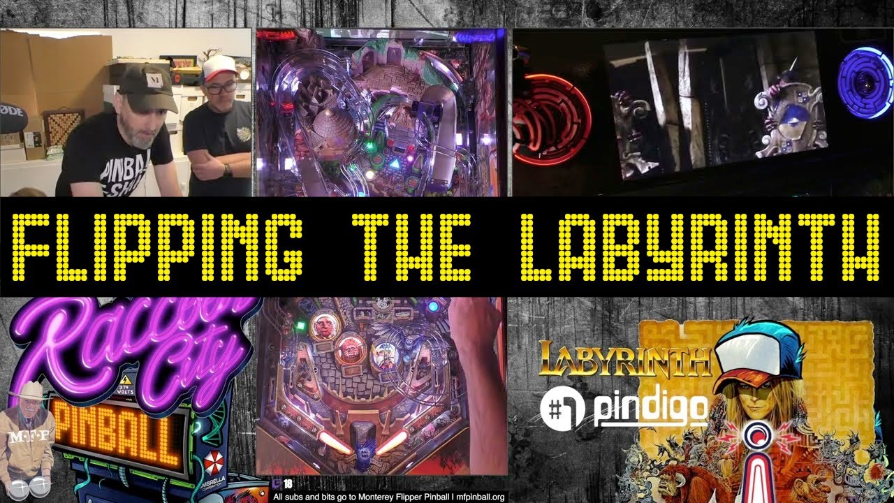 Barrels of Fun Labyrinth Pinball: Intro and first flips! Streamed from Pindigo HQ.
