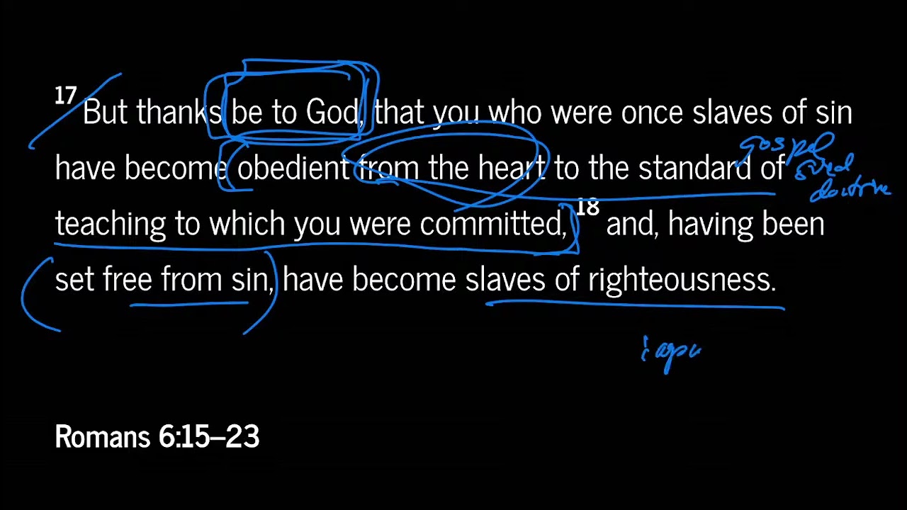 Romans 6:15-23 (September 16, 2025) Morning Devotional