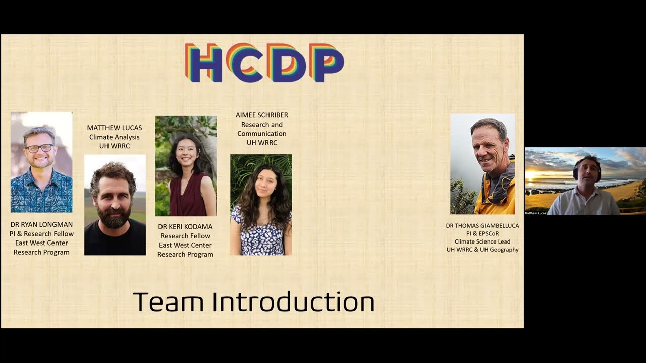 Unlocking Hawaiiʻs Climate Data: An HCDP Webinar on Tools, Access, and Future Innovations 08222024