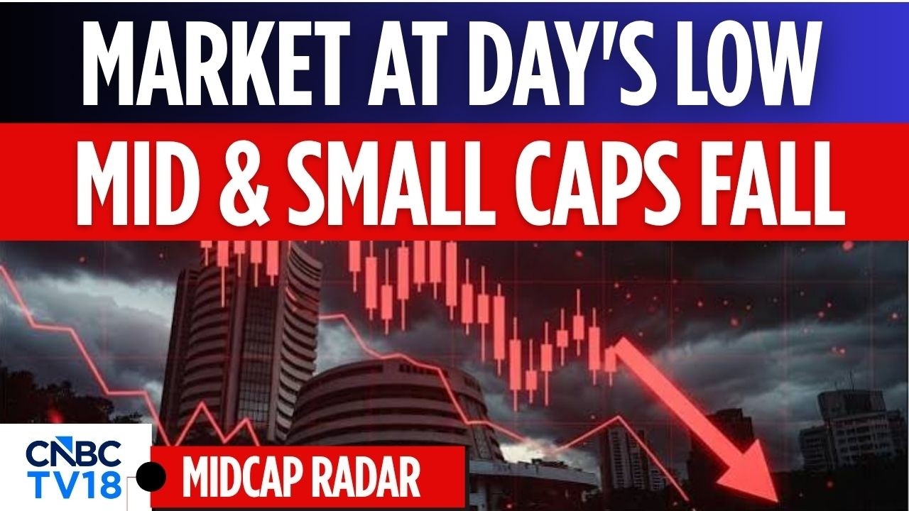 Nifty Below 24,500, Sensex Down 300 Points; Grasim, HDFC Life, HUL Top Losers | CNBC TV18