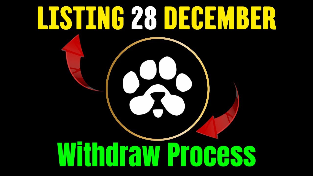 Paws Airdrop Listing Confirm || Paws Airdrop Withdraw Process ||