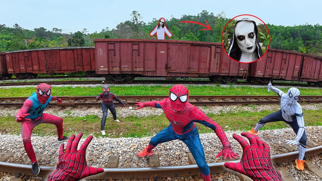POV: Spider-Man Discover the Serbian Dancing Lady on an Abandoned Railway