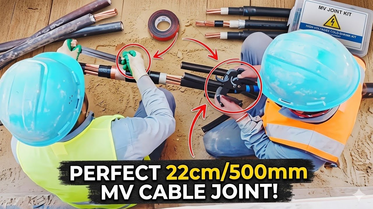 Mv cable joint | 300to500mm | #lvmvskills
