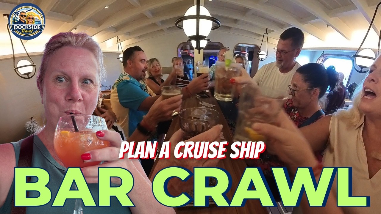 This Is What a Planned Cruise Ship Bar Crawl Looks Like