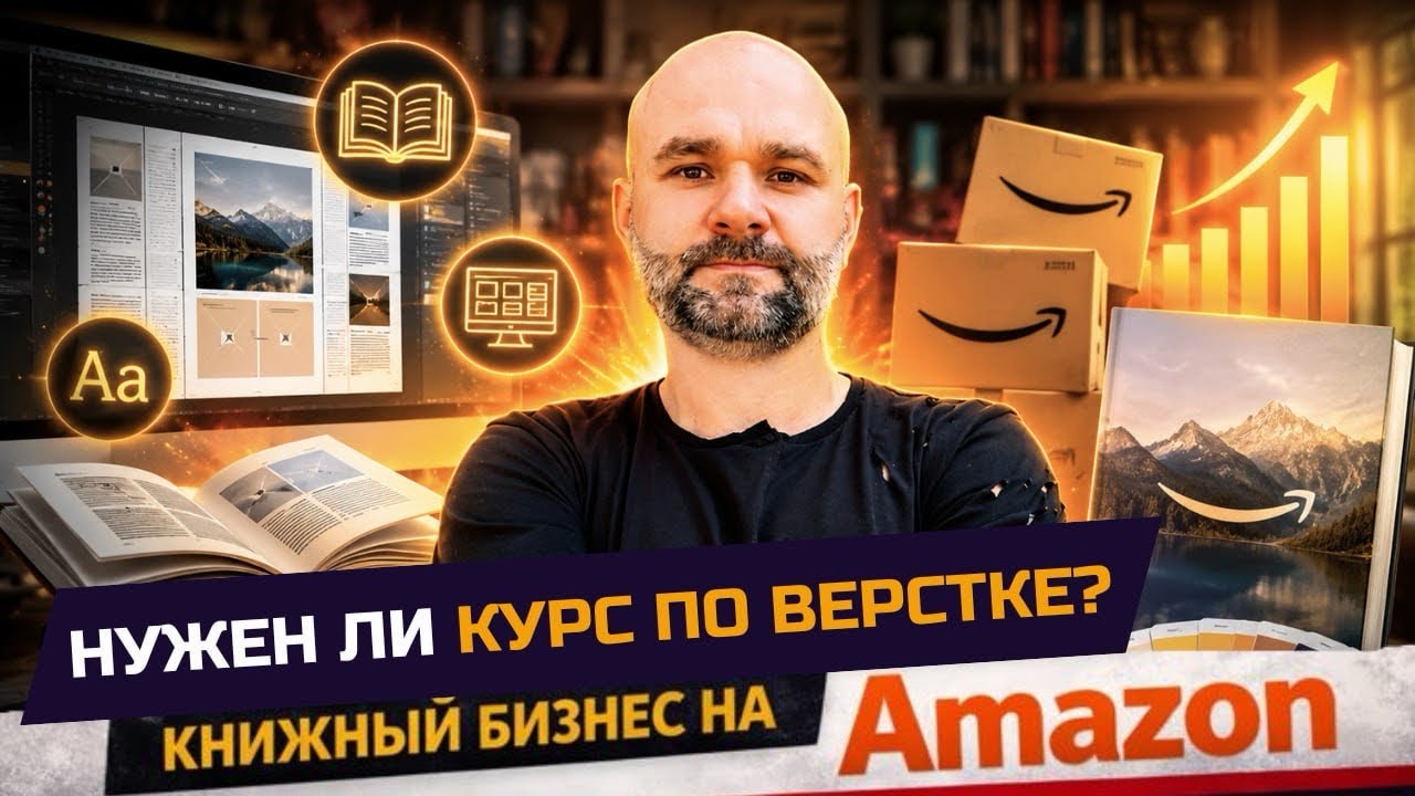 Нужен ли курс по верстке книг? 📖 Canva, InDesign и книжный бизнес на Амазон