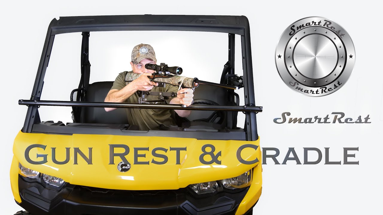 Shoot from a UTV with the SmartRest SRGR Gun Rest & Cradle