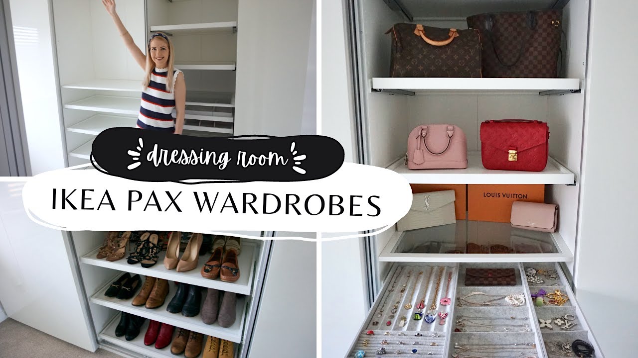IKEA PAX WARDROBE | Building Our Dressing Room | Walk In Wardrobe