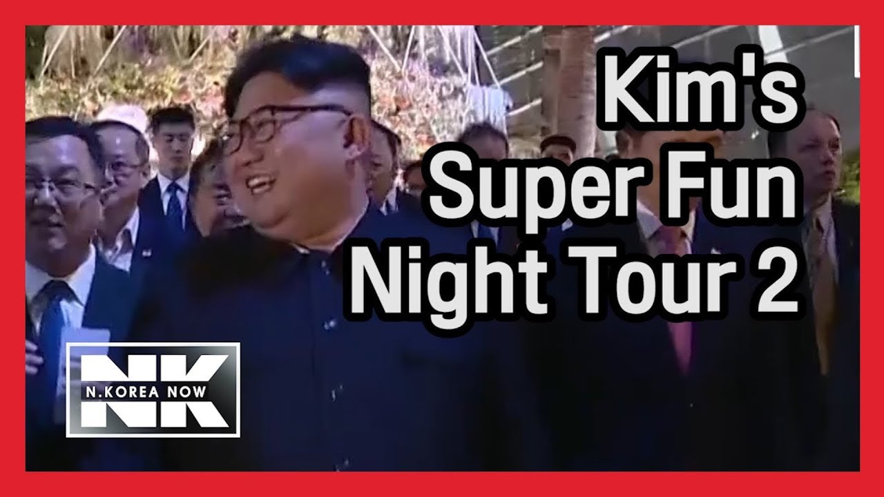 Kim Jong Un's ultra fun night 2 at Marina Bay Sands SkyPark