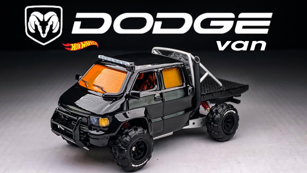 Dodge Van Double Cabin Offroad Hotwheels Custom