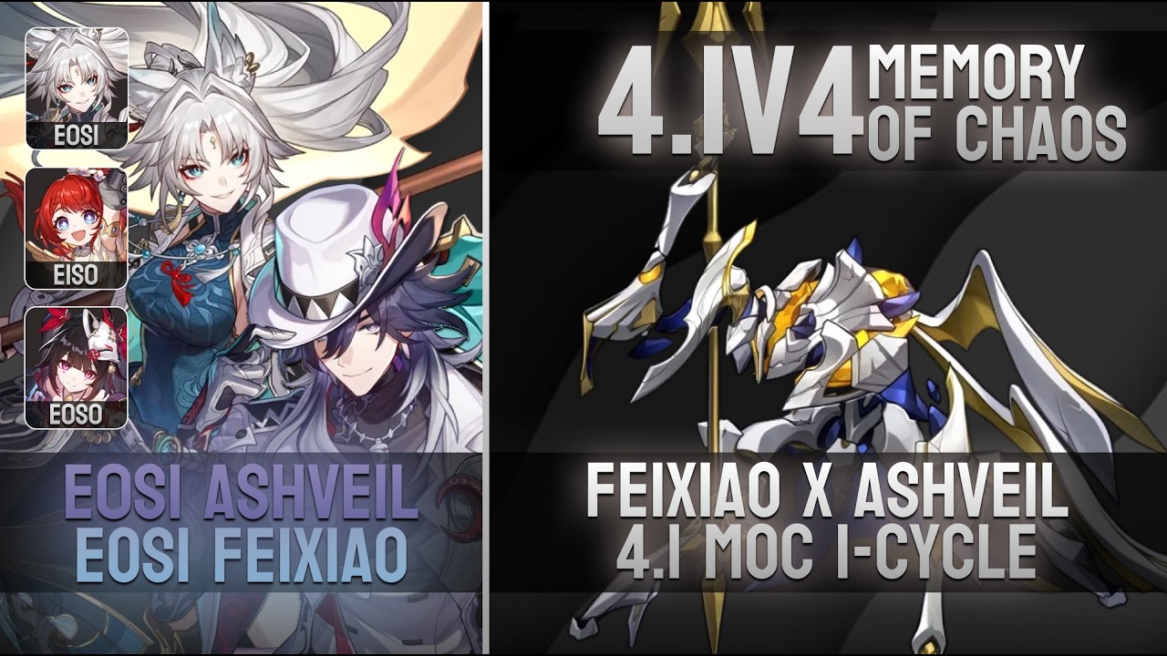 V4 IS HERE! E0S1 Ashveil x E0S1 Feixiao | 4.1V4 | Builds in The End