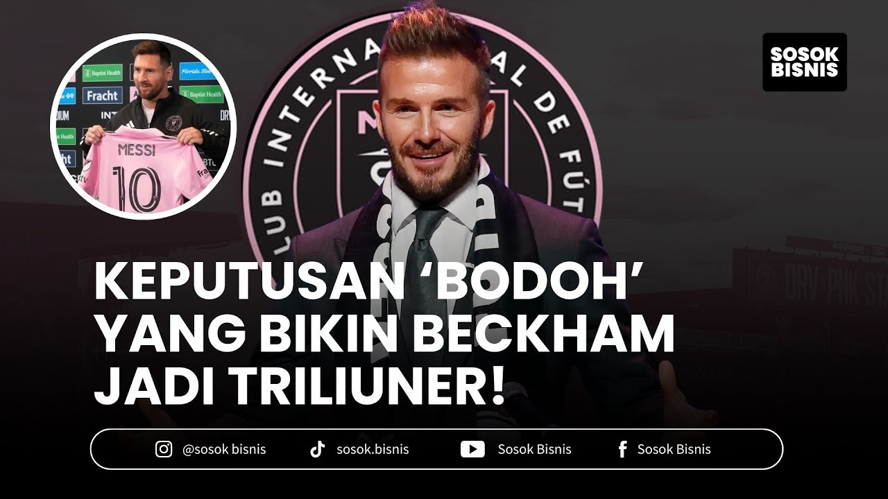 Tinggalkan Real Madrid, David Beckham Jadi Triliuner Berkat Messi?!