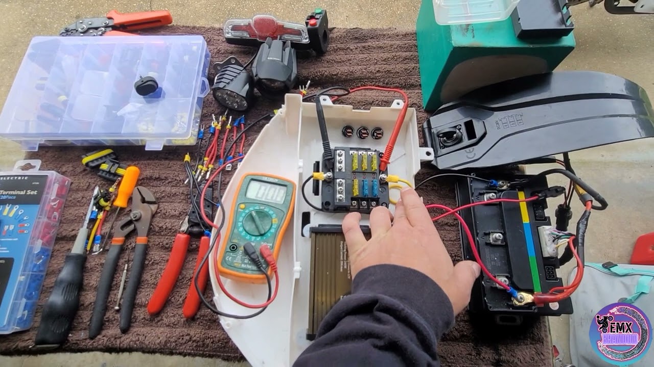 How to Wire A Full 12v Light Kit For Your E-Bike!
