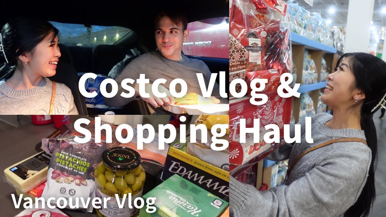 【コストコVlog】バンクーバーのコストコでいくら使う？🛒国際カップルの海外暮らしVlog & 購入品紹介