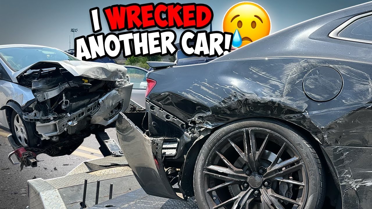 I CRASHED ANOTHER CAR...🤦🏽‍♂️💔AND TOOK TREMANI TO STARBUCKS HE MADE MY DAY❤️