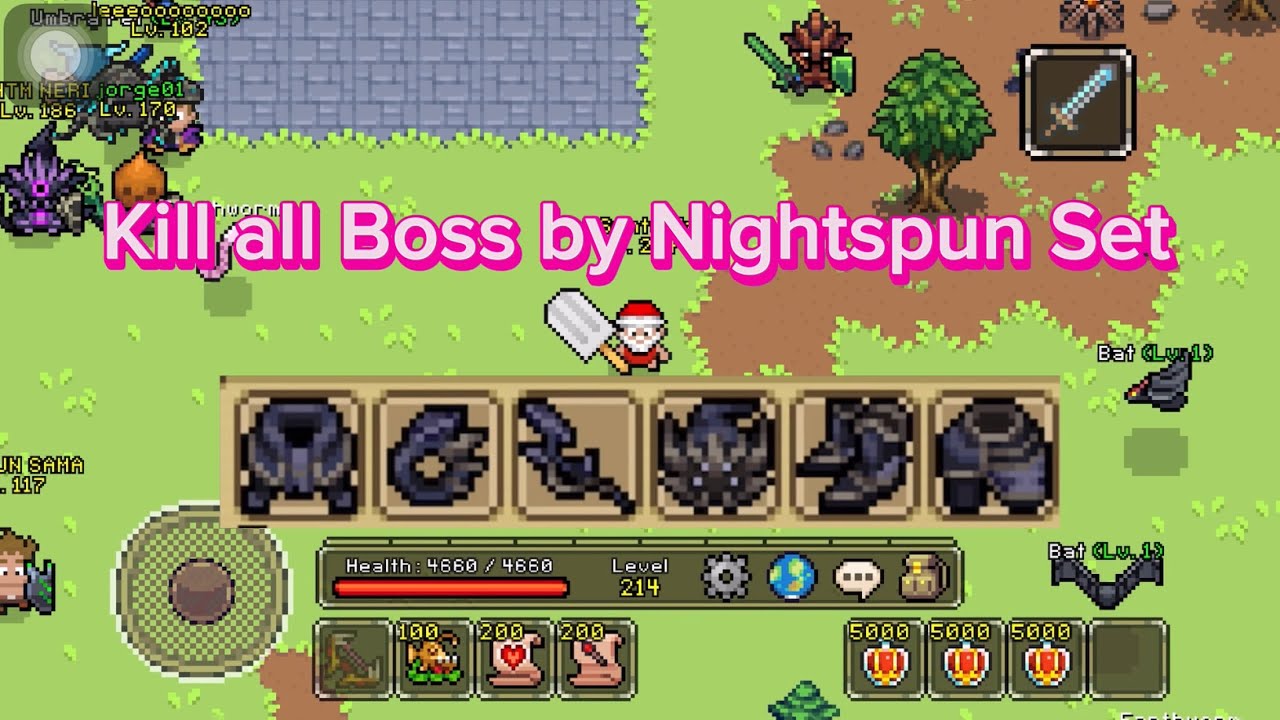 Kill all Boss by Nightspun Set || Curse Of Aros full lesson || SantaClausGaming