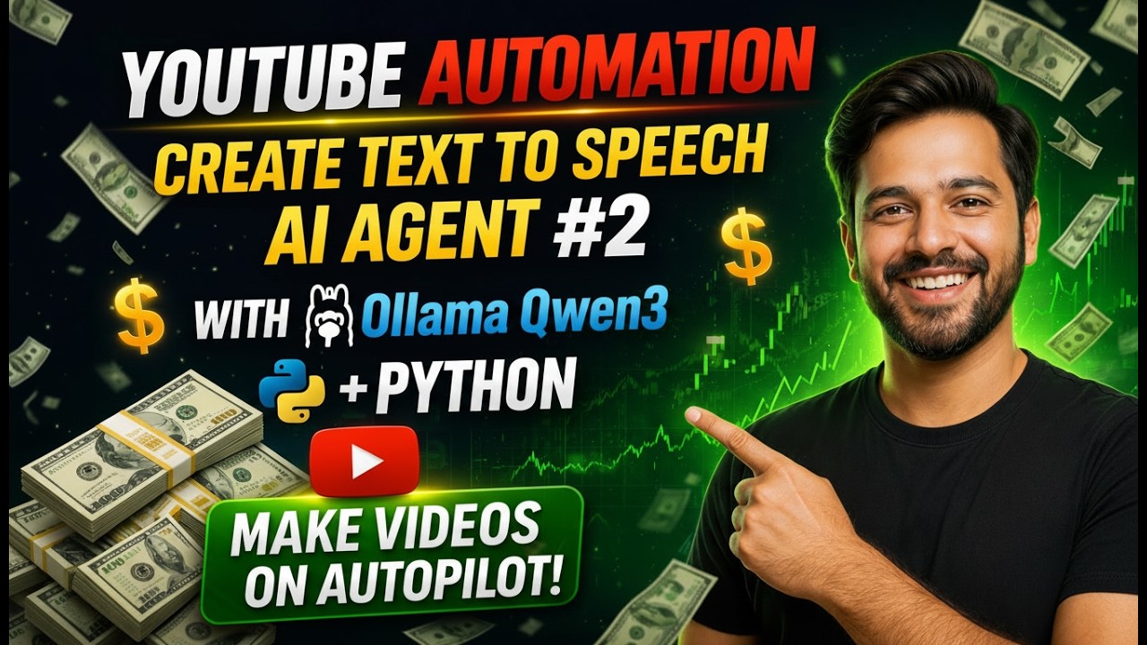 Автоматизация YouTube #2 &mdash; Создание агента искусственного интеллекта для преобразования текста в ...