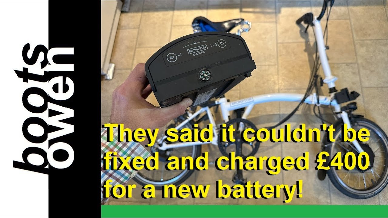 eBrompton battery connection issue: easily solved! New Battery £550!