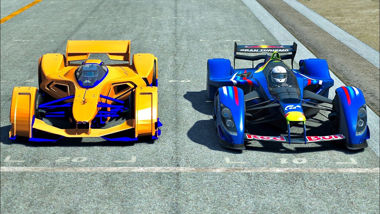 McLaren MP4-X vs Red Bull X2010 at Highlands