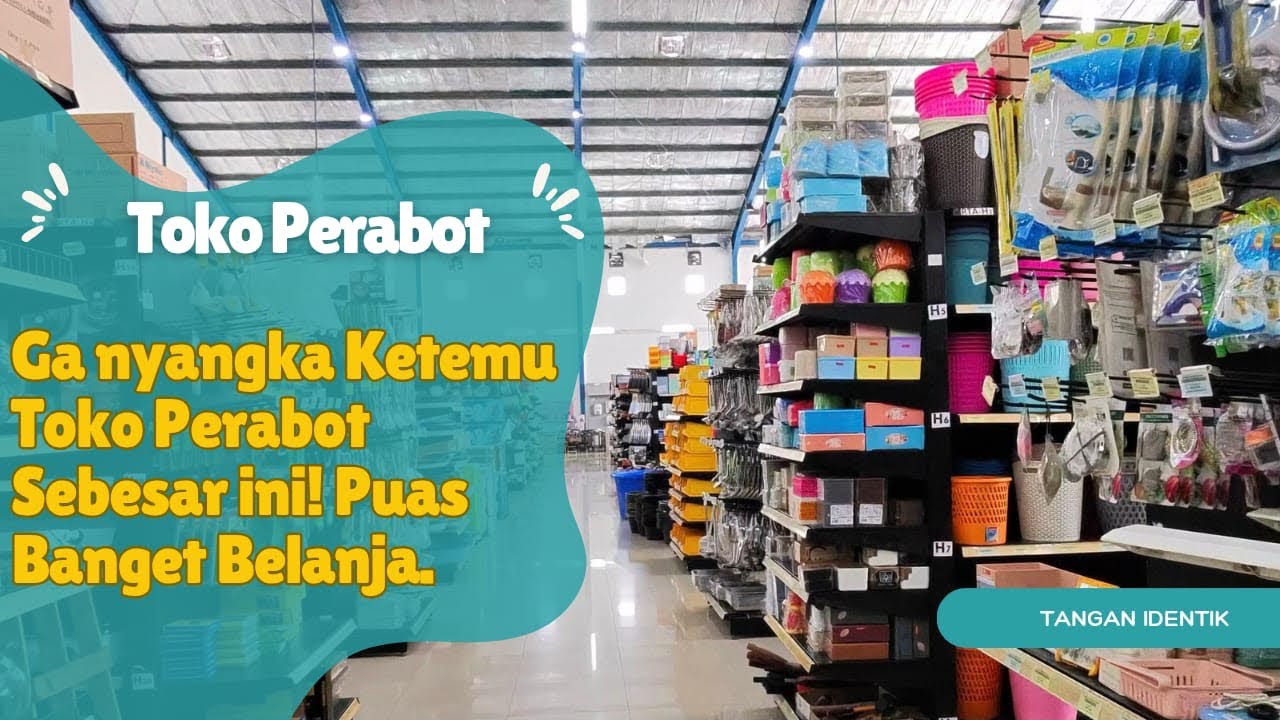 Toko luas, belanja puas! Koleksi piringnya juara!!