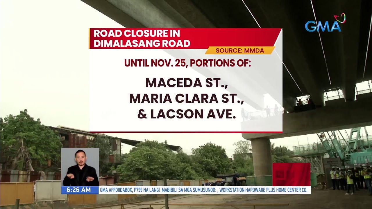 Traffic advisory as of November 21, 2022 | UB