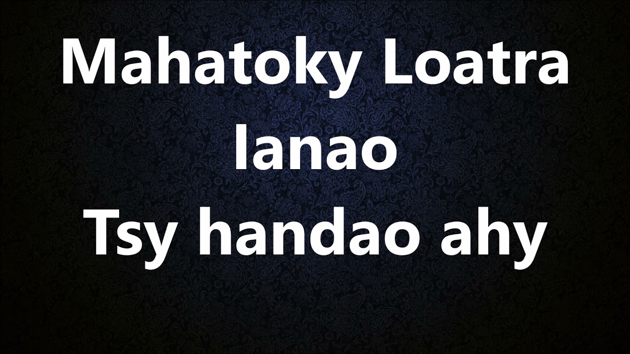MAHATOKY LOATRA