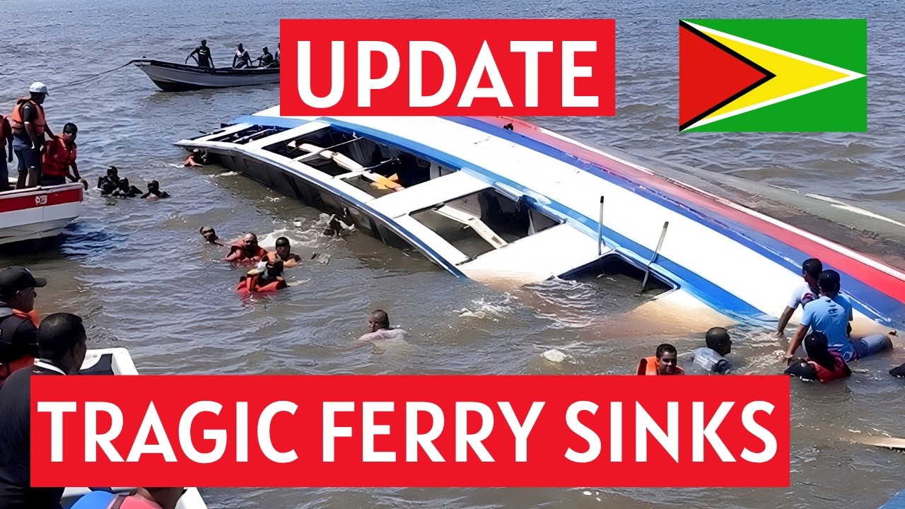 Ferry Sinks In Guyana Minister Blames Tide 116 Passengers and Crew Onboard