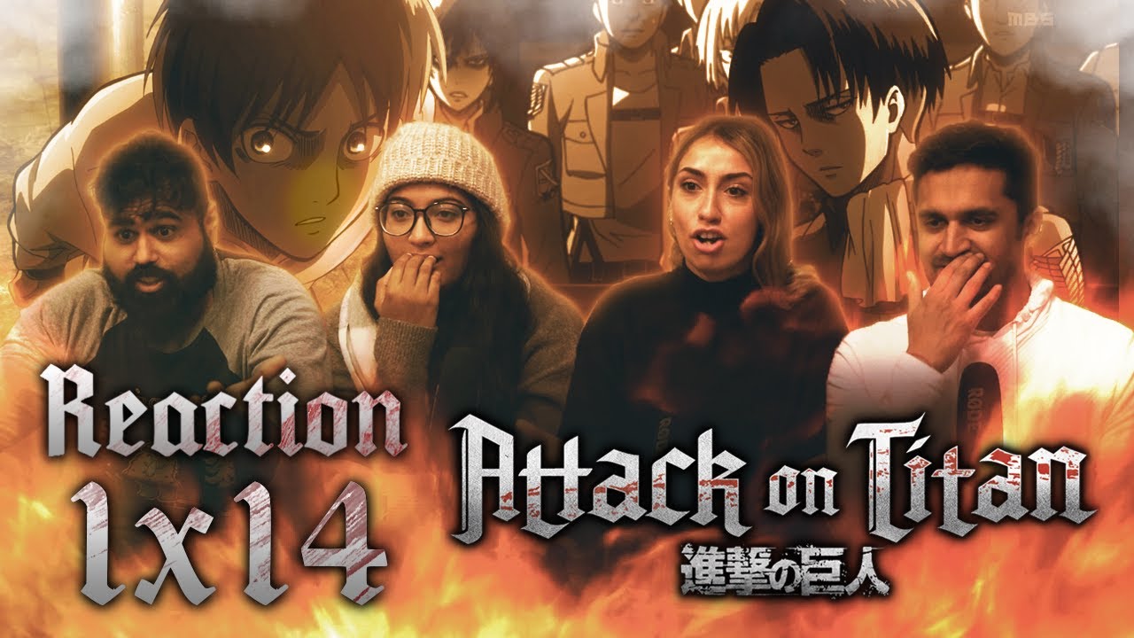 Attack on Titan DUB - 1x14 Can't Look Into His Eyes Yet - Group Reaction
