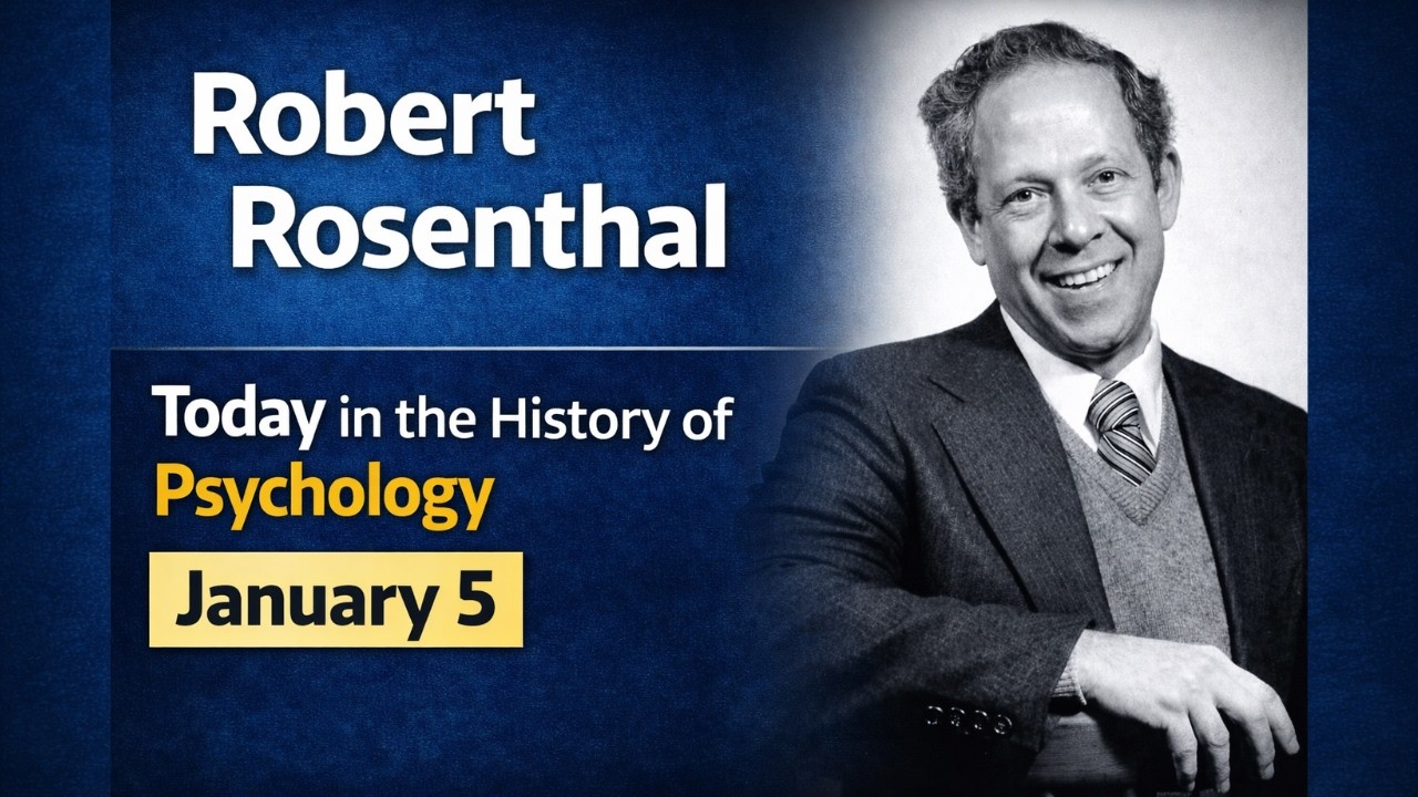 Роберт Розенталь | Сегодня в истории психологии | 5 января