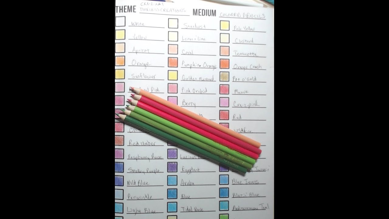 Cra-z-art Timeless Creations Colored Pencils Review/Demo