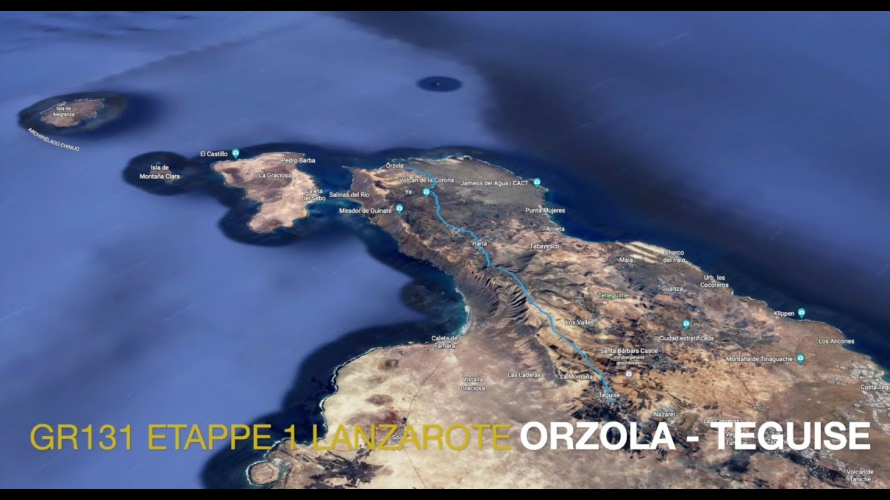 CAMINO NATURAL GR131 | Training | Lanzarote - Orzola bis Teguise