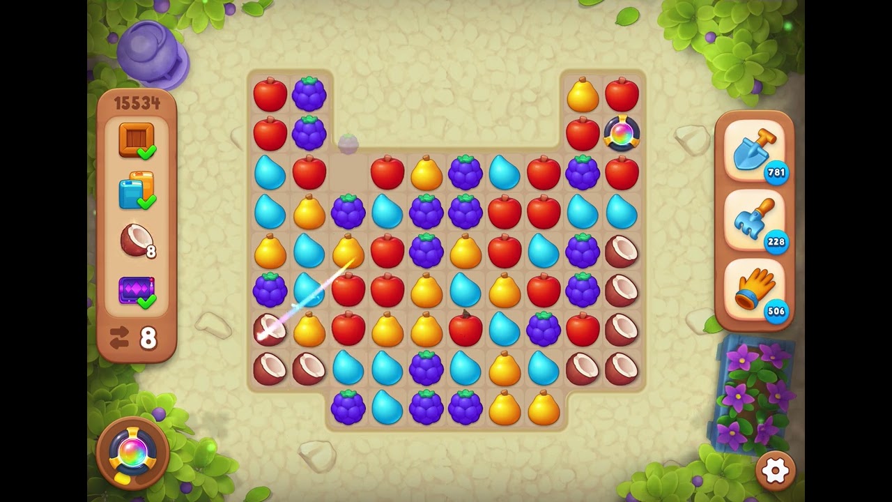 GardenScapes Level 15534 no boosters 