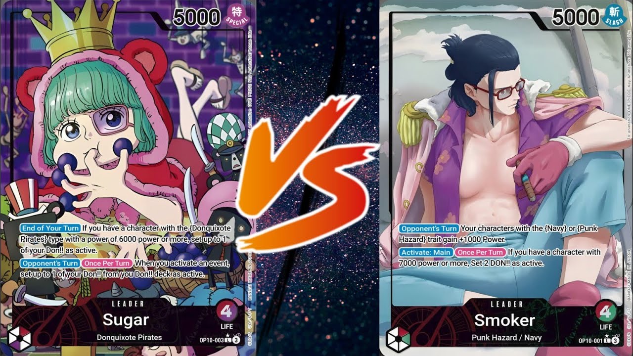 One Piece Card Game: Sugar vs Smoker [OP-10]