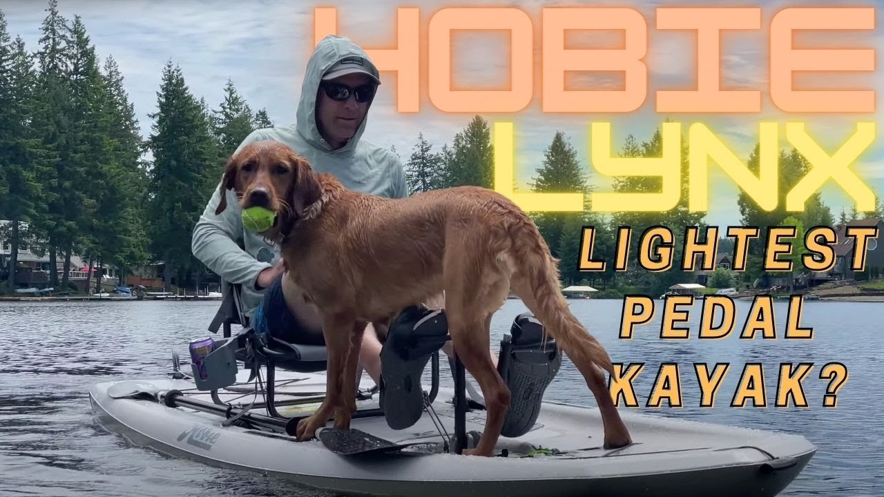 Hobie Lynx Mirage Kayak - Lightweight Pedal Drive for Fishing or Recreation