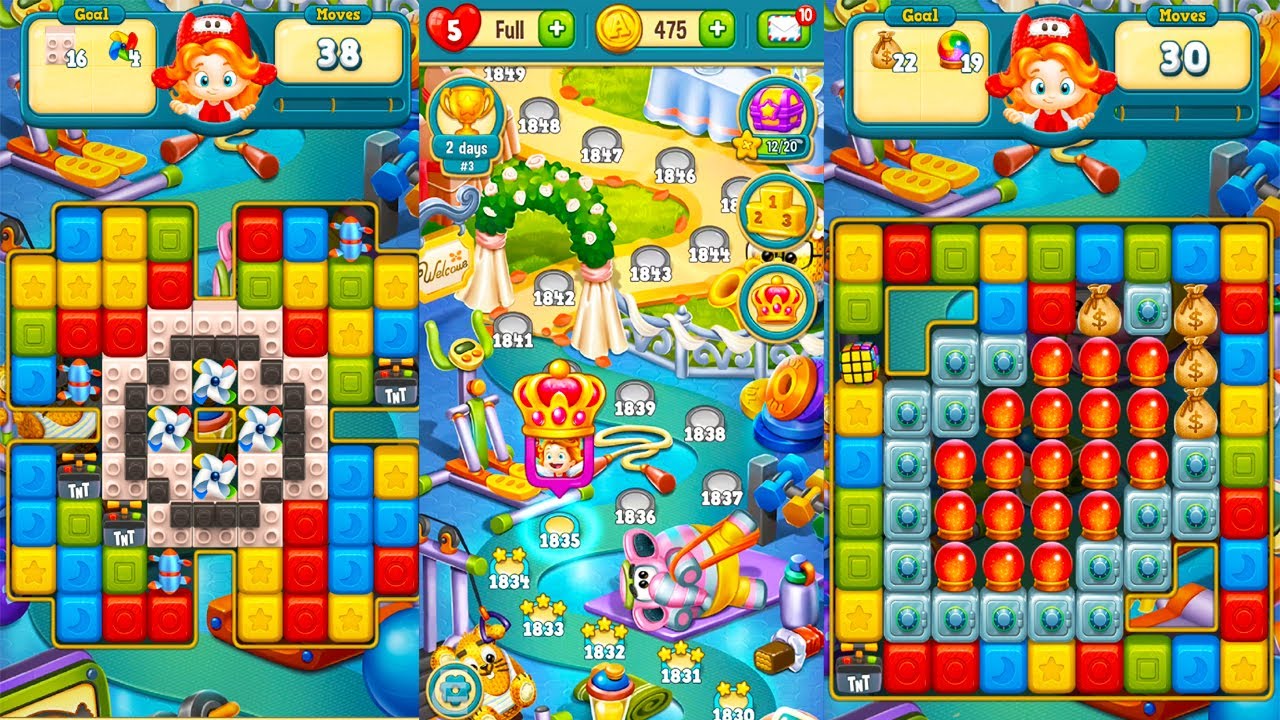 Toy Blast Level Walkthrough 3732-3736 | Android Gameplay | Friction Games