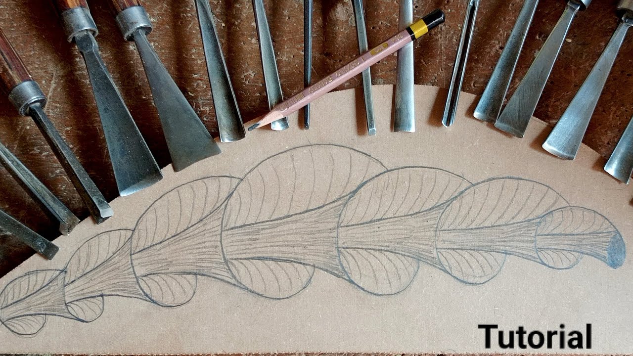 Easy and simple wood carving for biginars // tutorial