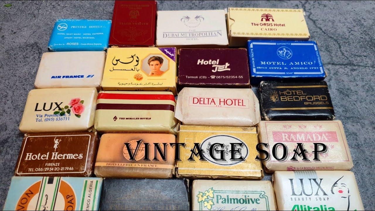 Soap opening HAUL.VINTAGE SOAP/CUTTING DRY VINTAGE SOAP/SO SATISFYING/Асмр мылo साबुन asmr/비누 병