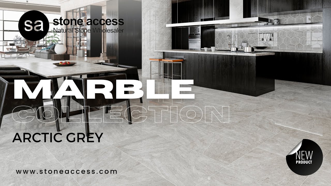 Arctic Grey Marble Collection Stone Access