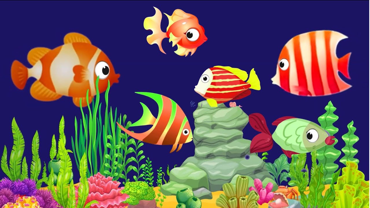 Baby Lullaby🐟Soothing fishes🐟Calming Undersea Animation🐟Aquarium #lullaby #sleepmusic #391