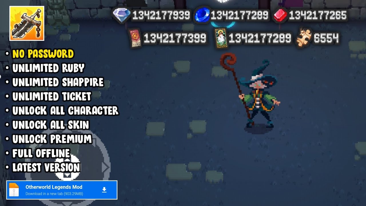 Update‼️Otherworld Legends Mod V 2.8.0 Apk Terbaru 2025 - Unlock All Character & Unlimited Ruby