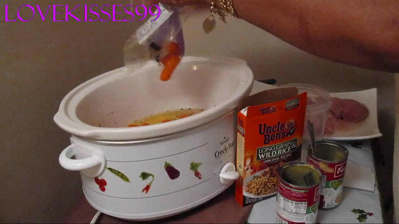 5 Ingredients to Fabulous!!! Slow Cooker Chicken and Wild Rice