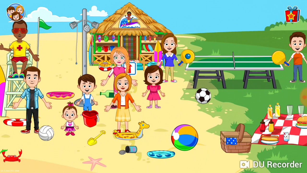 My town aventuras-o dia de praia